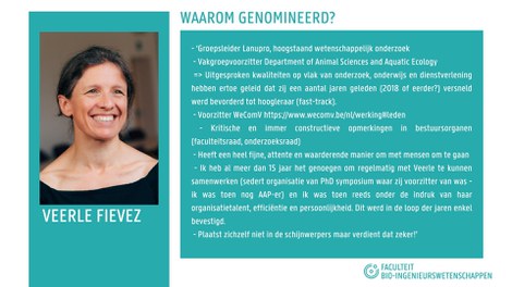 Veerle Fievez Nominatie