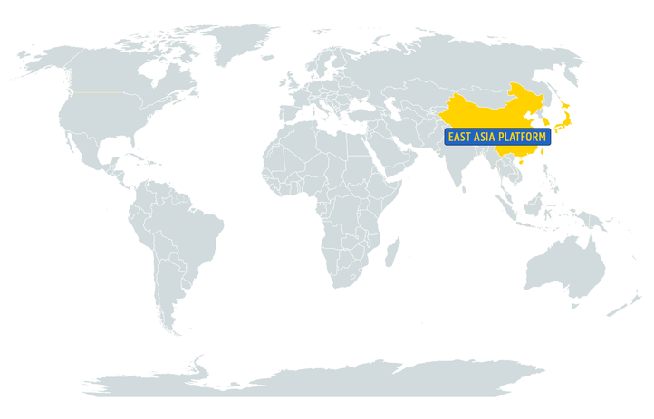 Map depicting the region that is covered