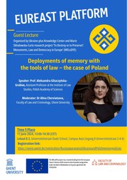 Deployments of memory with the tools of law -  the case of Poland